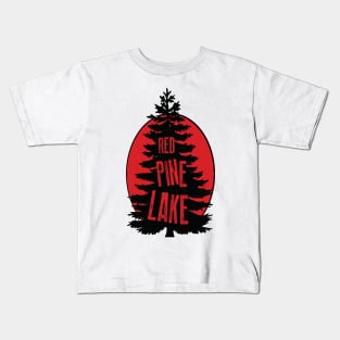 Red Pine Lake Kids T-Shirt